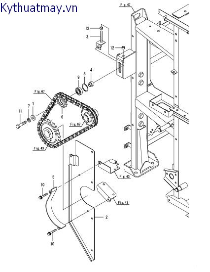 Xích truyền động gặt 2